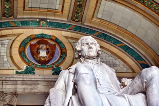 The Thomas Jefferson statue